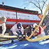 鈴鹿明神社で注連縄（しめなわ）作り　奉仕の思い　太い一本に