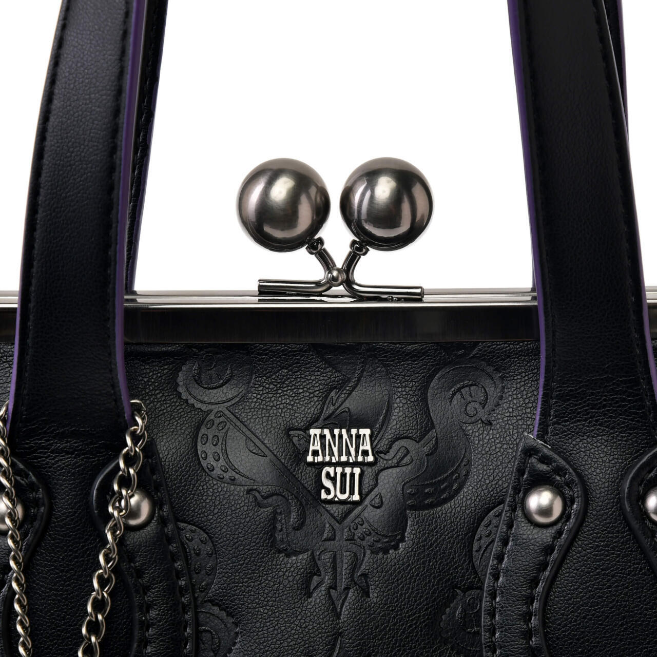 ANNA SUI ナイトメア ディズニー ハンドバッグ 新品 えびふらい ANNA SUI ナイトメア ディズニー ハンドバッグ 新品 えびふらい