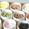 【カラフルなお菓子♪】新潟の伝統菓子“浮き星”×ぜんざいのセットでポカポカに♪新潟市中央区「喫茶