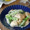 旬をおいしく！鶏肉と菜の花のマスタードクリームソース