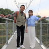 テレビ大阪「おとな旅あるき旅」、茨木を巡る　ダムパークいばきたのつり橋も