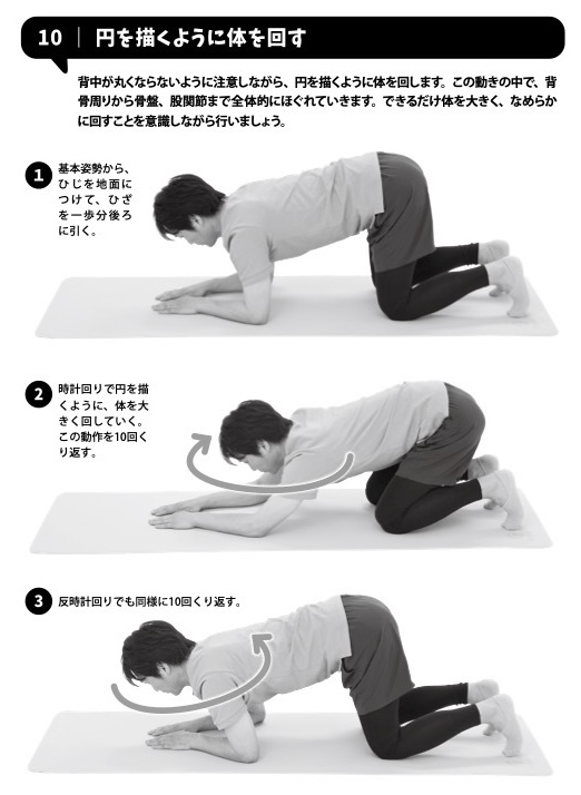 脊柱管狭窄症／股関節痛ほか】「四つんばい体操」でスタスタ
