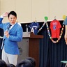 野球日本代表井端監督　夢を叶える方法を伝授　川中島小学校で講演