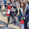地元歩き名所や防災学ぶ　寺尾地区でウォークラリー