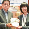 麻生RC　虹ヶ丘小へテント寄贈　地域の学校を応援